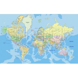 Foto tapete Mapa sveta 51